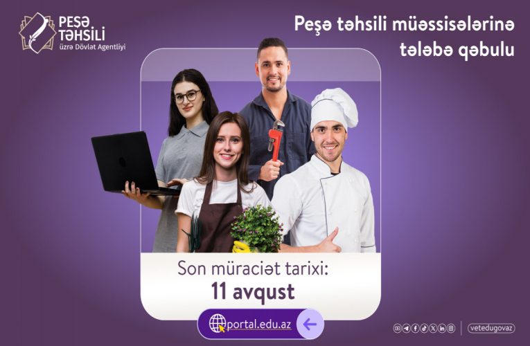 Peşə məktəblərinə tələbə qəbulu BAŞLADI