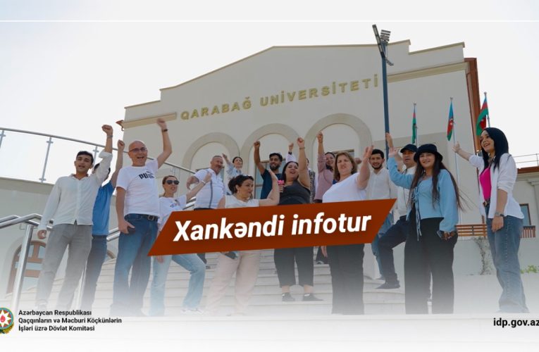 Xankəndi şəhərinə infotur təşkil edilib – VİDEO