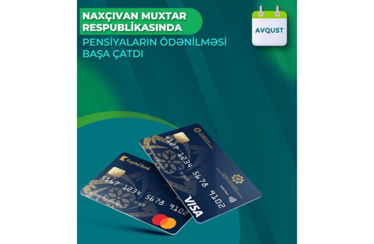 Bu bölgədə avqustun pensiyaları verildi