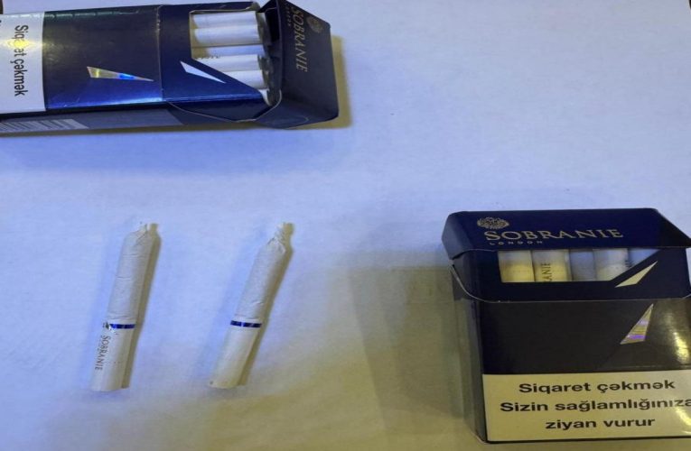 Həbsdəki həyat yoldaşına narkotik keçirmək istədi