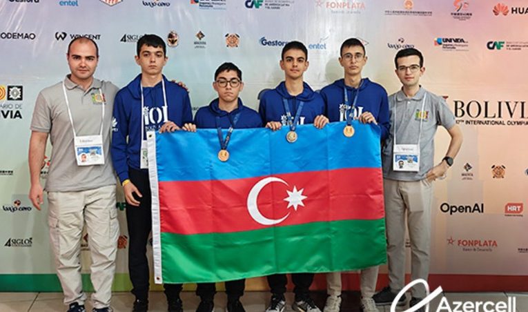“Azercell Telecom” Beynəlxalq İnformatika Olimpiadasında uğur qazanmış məktəbliləri təbrik edir