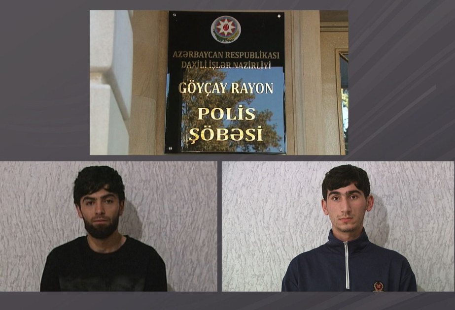 Göyçayda soyğunçuluq edən şəxslər saxlanıldı