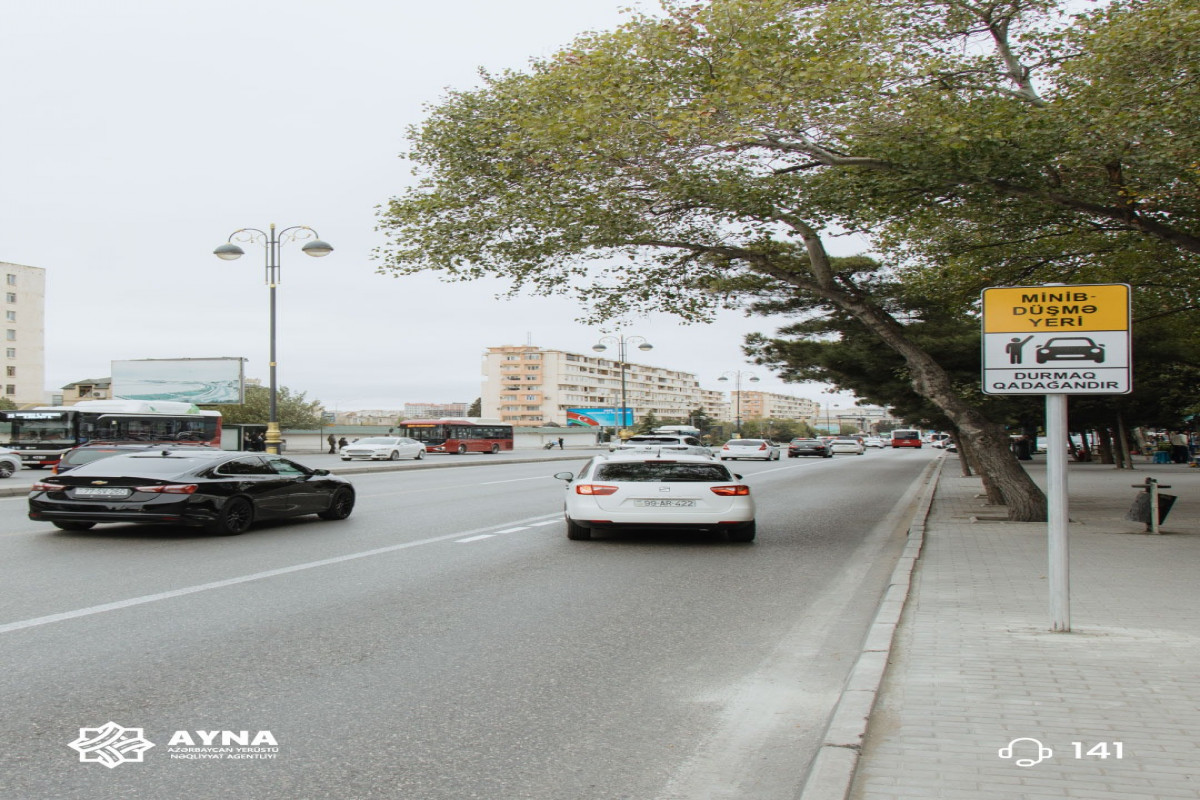Avtobus zolaqlarında daha 4 minib-düşmə yeri yaradıldı