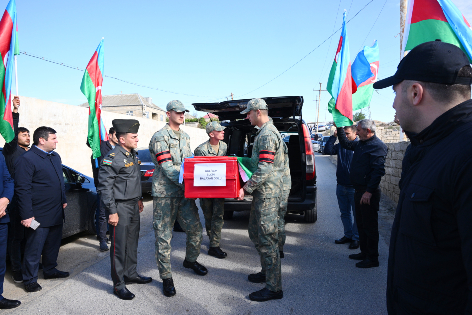 Şəhid Elçin Quliyev Suraxanıda dəfn edildi – FOTOLAR