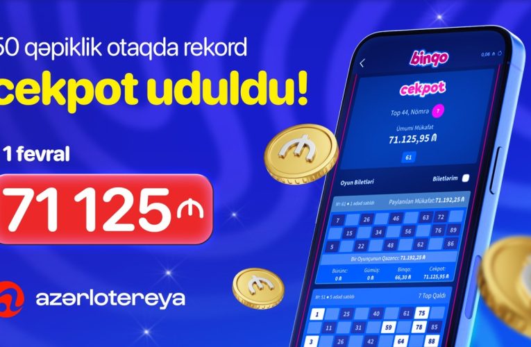 Aktual
                                                
                                                    6 Fevral 2026, 15:15                                                
                                            
                                            
                                                
“Azərlotereya”nın “Binqo” oyununda rekord cekpot qazanılıb