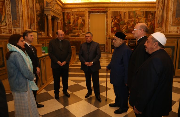 Şeyx və qardaşı Vatikanda – GÖRÜNTÜ