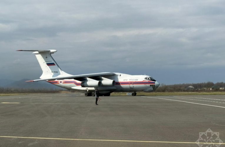 İrana yardım aparan Rusiya təyyarsi Lənkəranda – FOTOLAR