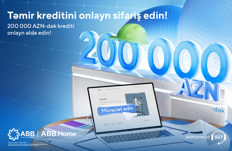 Aktual
                                                
                                                    Bu gün, 12:43                                                
                                            
                                            
                                                
ABB-dən 200 000 manata qədər təmir krediti