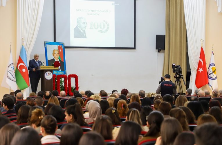 ADU-da professor Nurəddin Kazımovun 100 illik yubileyinə həsr olunan beynəlxalq konfrans keçirilib