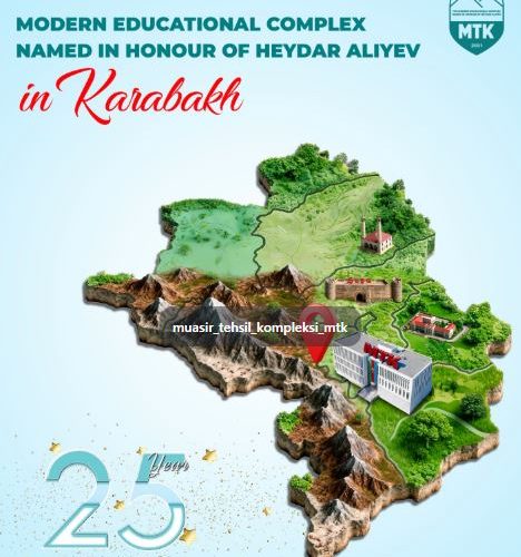 Heydər Əliyev adına Müasir Təhsil Kompleksi Xankəndidə filial açır