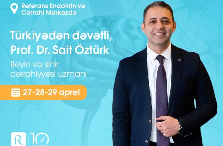 Aktual
                                                
                                                    Bu gün, 10:55                                                
                                            
                                            
                                                
Tanınmış beyin cərrahı Bakıda pasiyentləri qəbul edəcək
