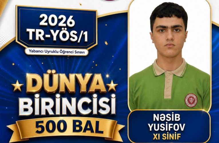 Azərbaycanlı şagird dünya birincisi oldu