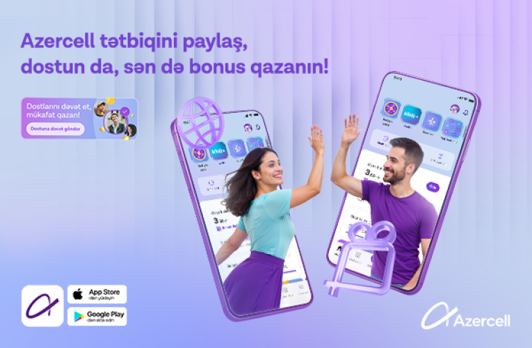 Aktual
                                                
                                                    28 Aprel 2026, 16:06                                                
                                            
                                            
                                                
“Azercell” tətbiqinə dostunu dəvət et, bonus qazan