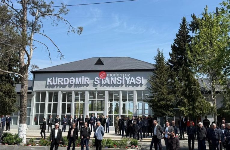Bakıdan Kürdəmirə ilk qatar çatdı – FOTO