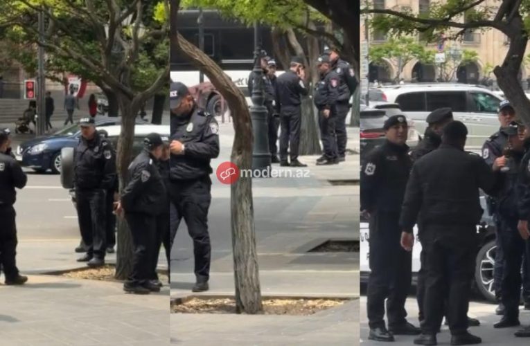 İrəvanda polis Şahin Mustafayevə görə hərəkətə keçdi – VİDEO