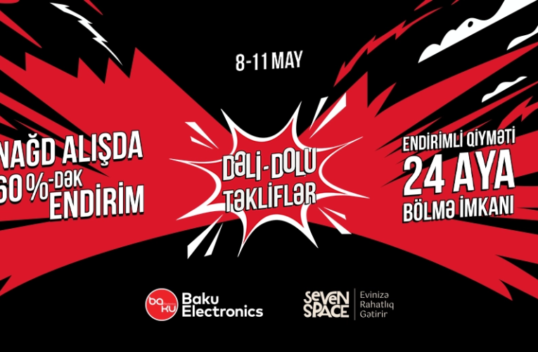 Aktual
                                                
                                                    Bu gün, 15:55                                                
                                            
                                            
                                                
“Dəli-Dolu Təkliflər” ilə Baku Electronics-də alış-verişin həyəcanlı 4 günü başlayır!
