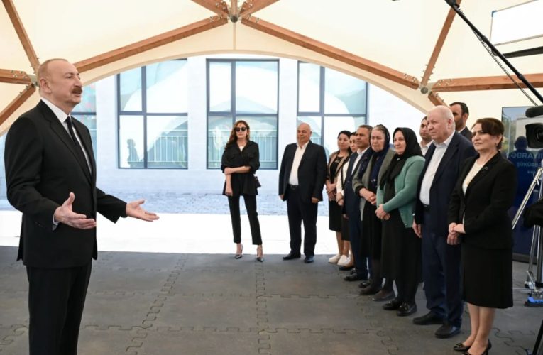 Şükürbəyli kəndi tamamilə yenidən qurulub – Prezident