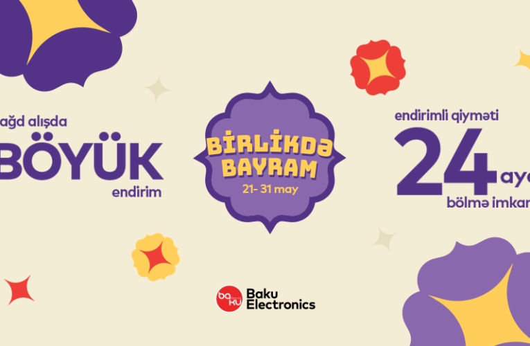Aktual
                                                
                                                    Bu gün, 12:34                                                
                                            
                                            
                                                
Qurban Bayramında BÖYÜK endirimlər!