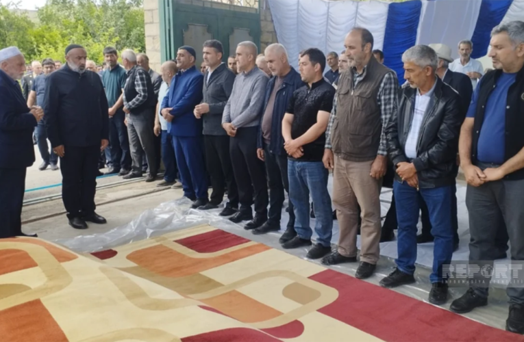 İranda həlak olan diplomatla vida mərasimi keçirildi – Fotolar