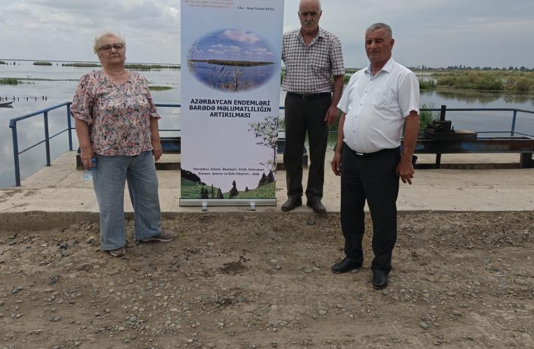 QHT tərəfindən Ağcabədi və Sabirabad rayonlarındakı göllərdə ekoloji vəziyyət araşdırılıb