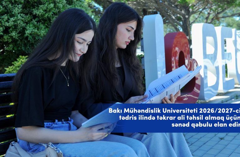 Aktual
                                                
                                                    Bu gün, 11:47                                                
                                            
                                            
                                                
BMU-da 41 ixtisas üzrə təkrar ali təhsil almaq imkanı