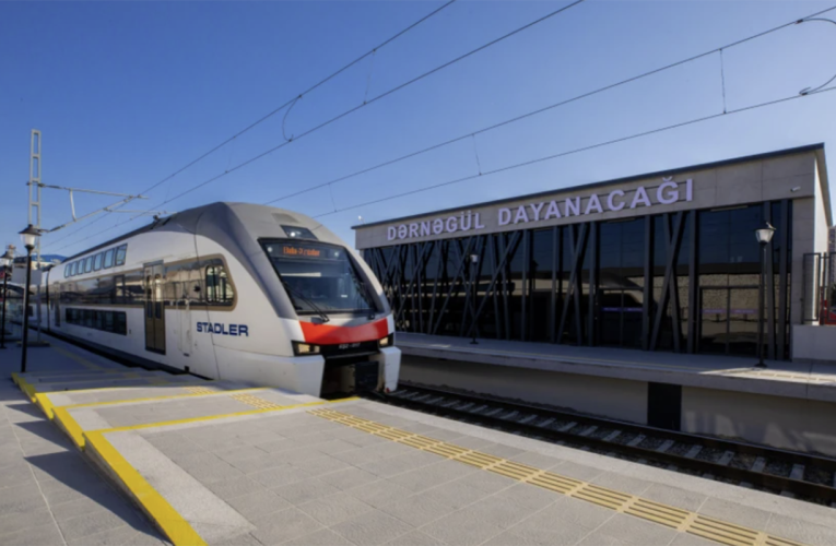 Bölgələrə gedən qatarlar bu dayanacaqdan da keçəcək