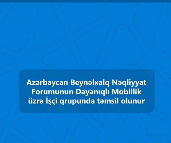 Aktual
                                                
                                                    Bu gün, 11:32                                                
                                            
                                            
                                                
Azərbaycan Beynəlxalq Nəqliyyat Forumunun İşçi qrupunda təmsil olunur