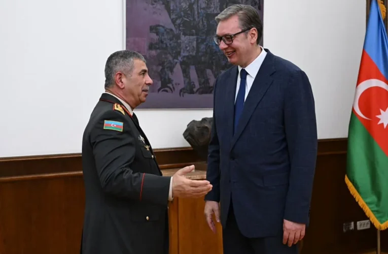 Vuçiç Zakir Həsənovu qəbul edib – FOTO