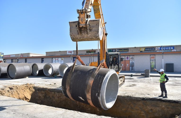 Xırdalanda 3300 metr yeni kanalizasiya kollektoru inşa edilir