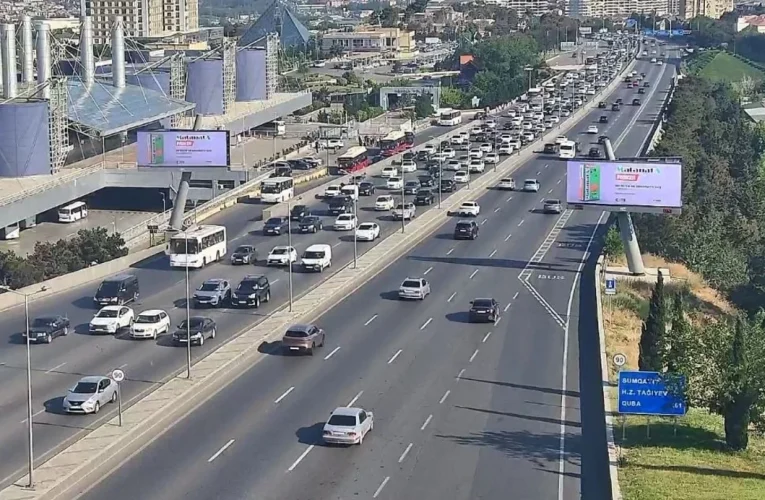 Bakıda nəqliyyatın hərəkəti çətinləşən yolların SİYAHISI