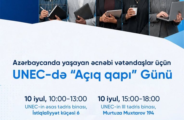 Aktual
                                                
                                                    Bu gün, 12:30                                                
                                            
                                            
                                                
UNEC-də əcnəbilər üçün "Açıq Qapı Günü"